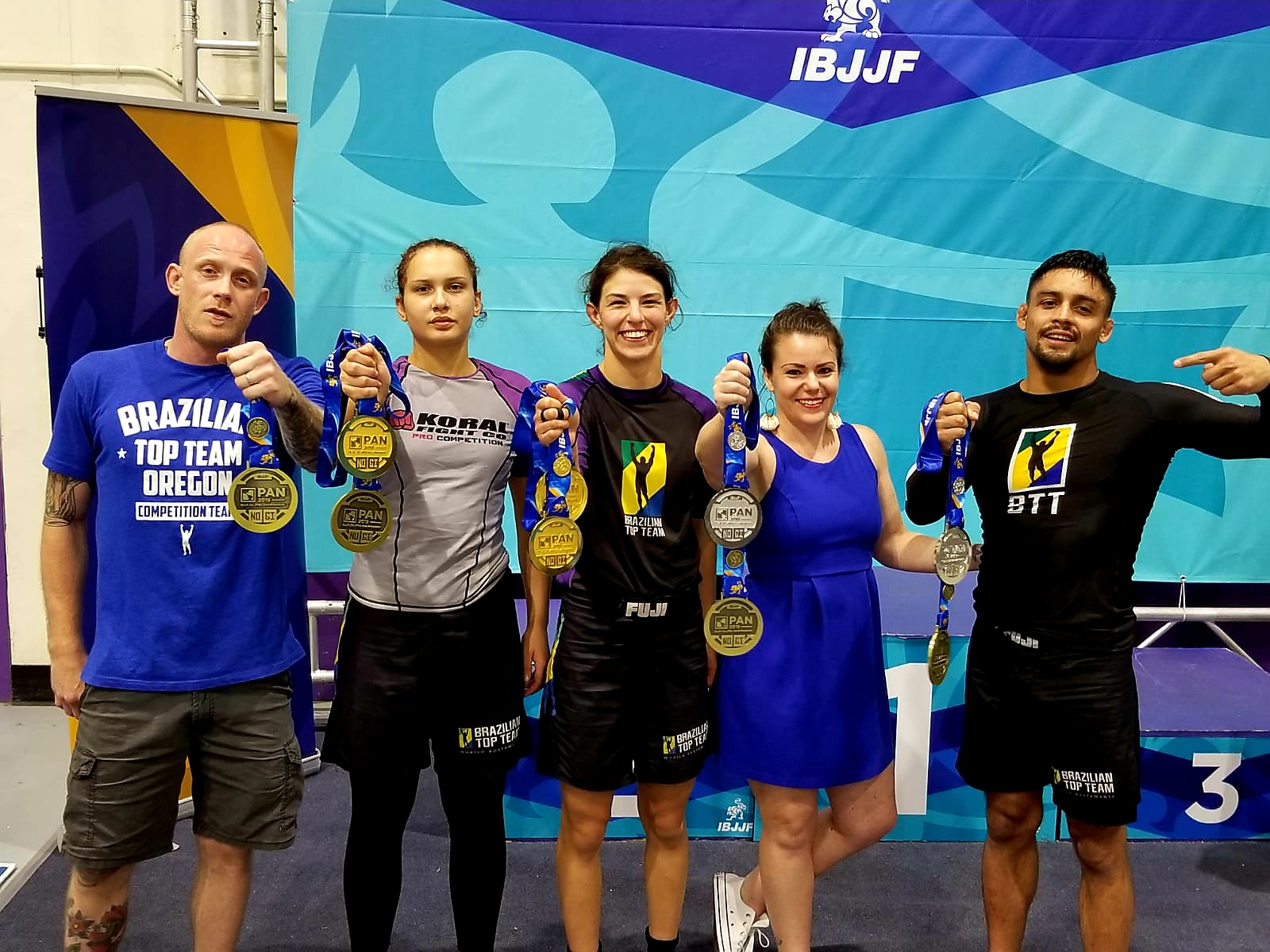 Brazilian Top Team Female Adult Team wins first place at NoGi Pan American Championship